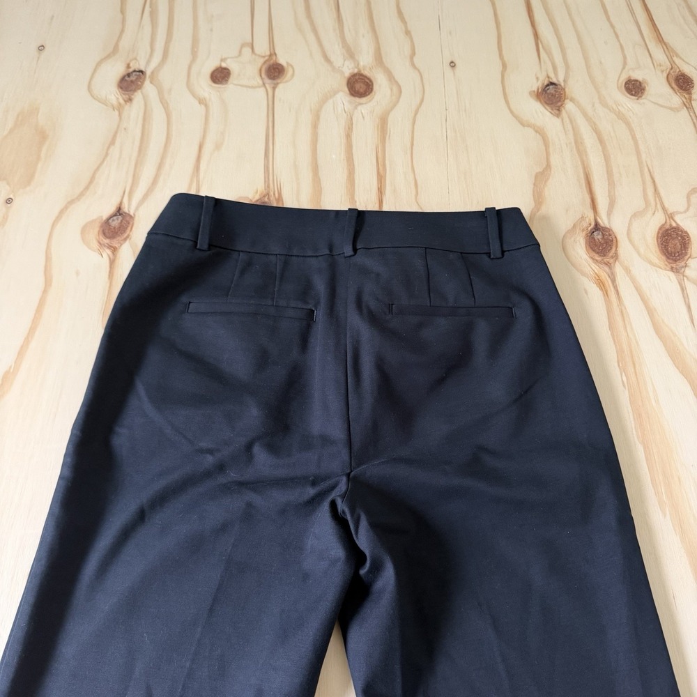 Loft Marisa High Rise Ankle Black Career Dress Pants Womens Size 6 Stretch - Picture 9 of 12